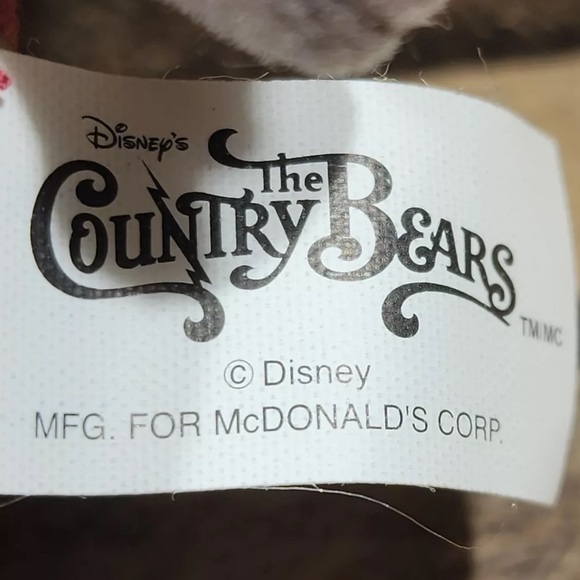 Lot of 3 McDonald ‘s Disney Country Bears 2001 Happy Meal toy - Picture 9 of 9